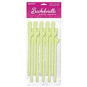 Bachelorette sexxxy sipping straws - glow in the dark pack of 10