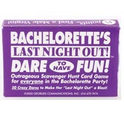 Bachelorette's Last Night Out! Dare Game Cards