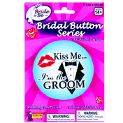 'Kiss Me...I'm The Groom' Button