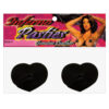 Leather pasties - hearts