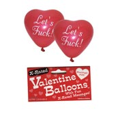 X-Rated Valentine Balloons
