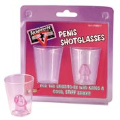Bachelorette Outta' Control Penis Shot Glasses