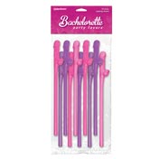 Dicky Sipping Straws Pink/Purple 10pc