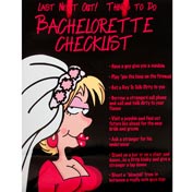 Bachelorette Checklist Gift Bag
