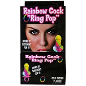Rainbow Ring Pop (Display)12 count