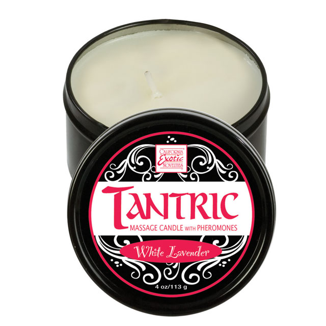 Tantric Soy Massage Candle - 4oz - White Lavender
