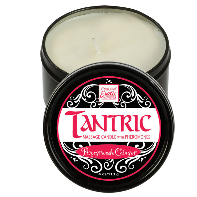 Tantric Soy Massage Candle - Pomegrante
