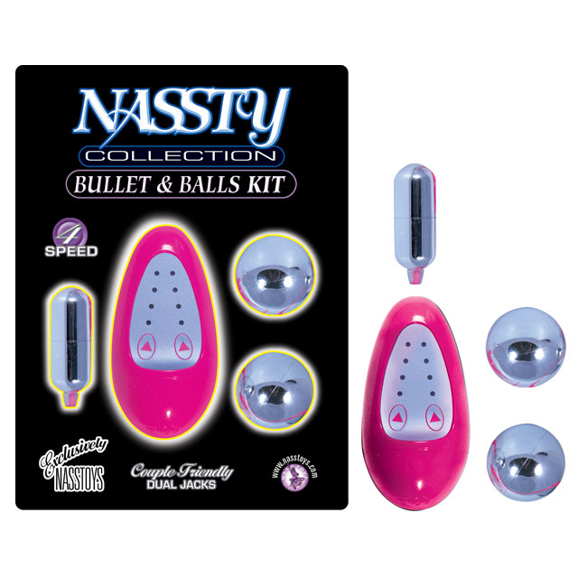 Nassty Collection Bullet/Balls Kit (Pink)