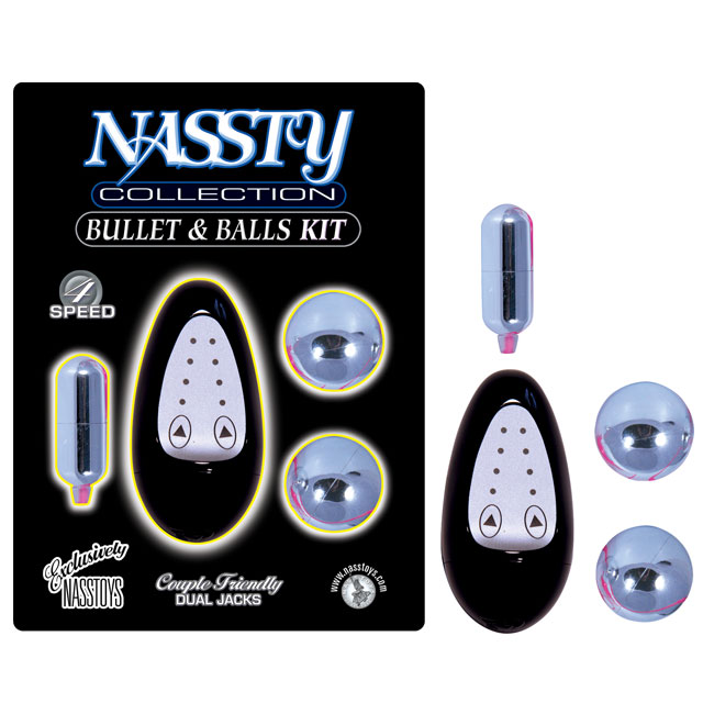 Nassty Collection Bullet/Balls Kit (Black)