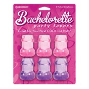Bachelorette Party Pecker Shot Glasses Asst. Colors