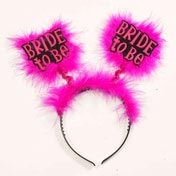 Bride To Be Headband-Blk/Pink