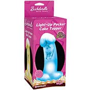 Bachelorette Party Favors Light-Up Pecker Cake Topper
