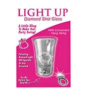 Light Up Diamond Shot Glass With String Clear