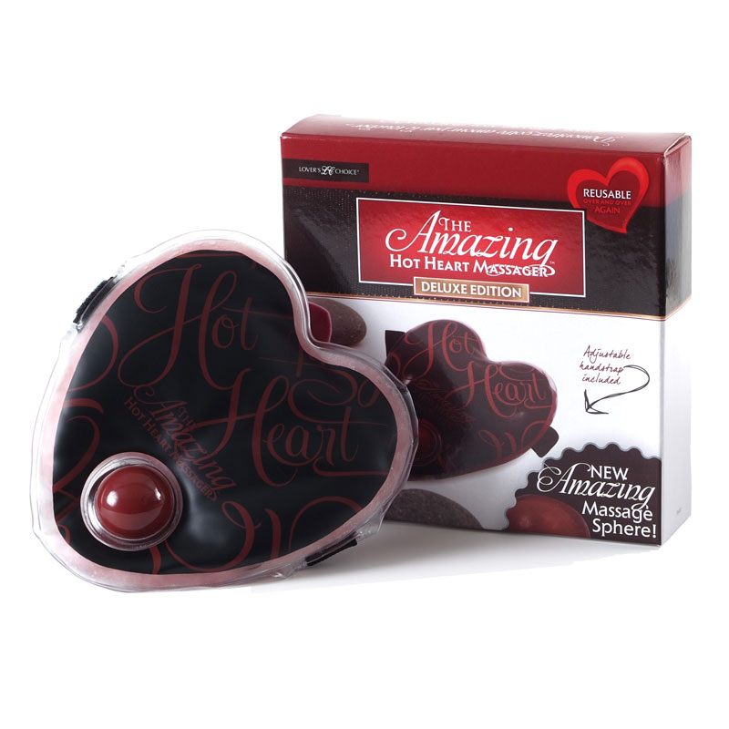 Amazing Hot Heart Massager-Deluxe Edition W/Massage Sphere and H