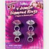 Bachelorette Jumbo Diamond Rings 4pk
