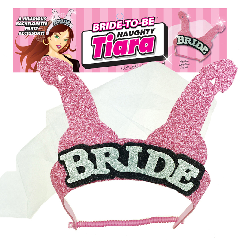 Bride-To-Be Naughty Tiara (Pink)