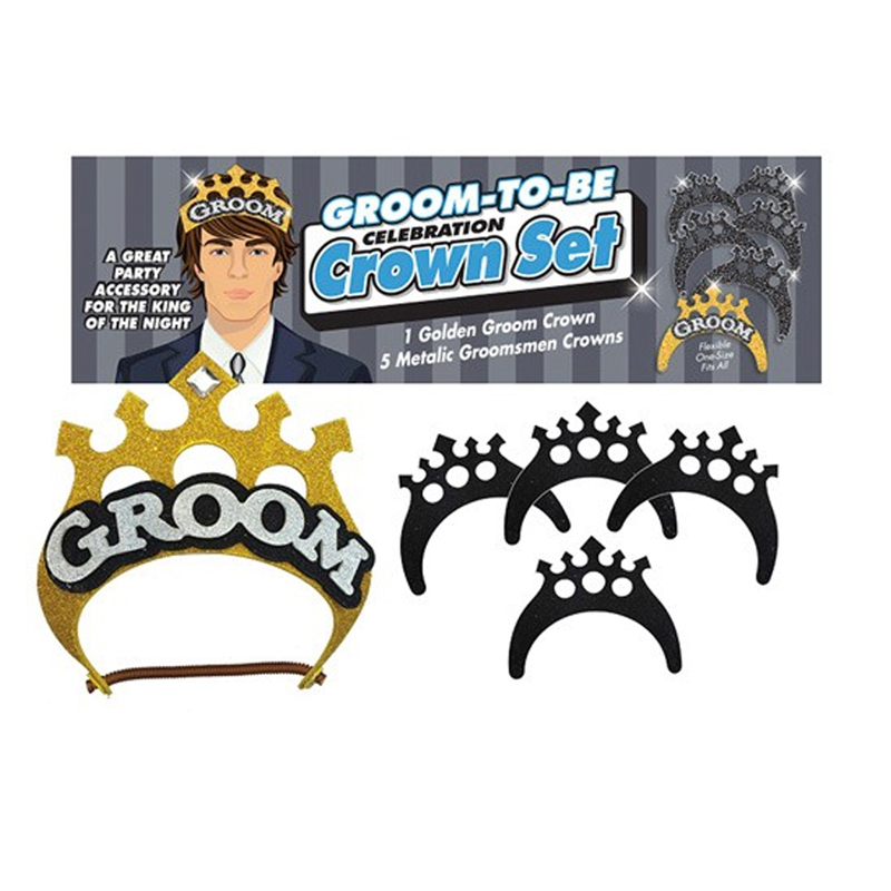 Groom-To-Be Celebration Crown Set