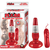 Ram Up & Down Anal Satisfier 3 Speed Waterproof Red