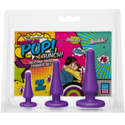 American Pop! Launch! Silicone Anal Trainer Set Purple