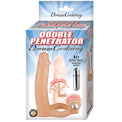 Double Penetrator Dream Cockring With 10 Fuction Bullet Waterpro