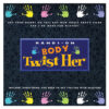 Hands on body twist her game