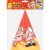 Mr. & mrs. claus dancing naked hats - bag of 8