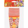 Mr. & mrs. claus dancing naked cups - bag of 8