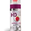 System jo h2o flavored lube - 5.25 oz raspberry sorbet