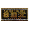 Naughty or nice sex coupon book