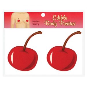 Edible body pasties - luscious cherry