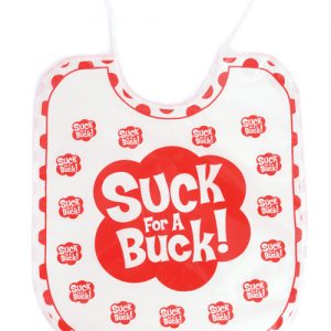 Suck for a Buck Party Bib