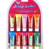 I-d juicy waterbased lube - 12 g asst flavors blister pack of 10