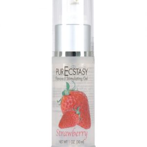 Purecstasy flavored stimulating gel - 1 oz strawberry