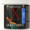 Brand x liquid latex - 16 oz fluorescent blue
