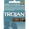 Trojan ultra thin lubricated condoms - box of 3