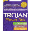 Trojan pleasure pack condoms - box of 3