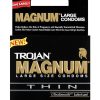 Trojan magnum thin condoms - box of 3
