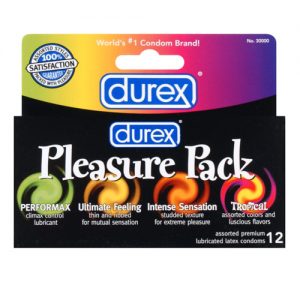 Durex pleasure pack condom - box of 12