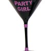 Party Girl Martini Glass - Black