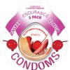Endurance Flavored Condoms - 3 Pack - Cherry