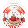Endurance Flavored Condoms - 3 Pack - Strawberry
