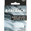 Contempo bareback condom - pack of 3