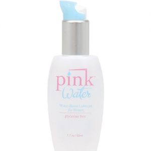 Pink water lube - 1.7 oz pump bottle
