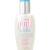 Pink water lube - 3.3 oz pump bottle
