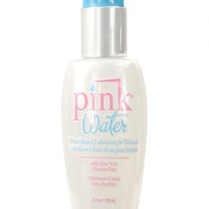Pink water lube - 3.3 oz pump bottle