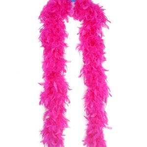 72" feather boa - hot pink