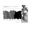 Night fever pasties - pewter small butterfly 2 pack