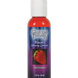 Razzels warming lubricant -2 oz sinful strawberry