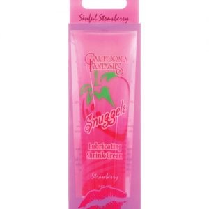 Snuggels flavored lubricating shrink cream - 2 oz strawberry