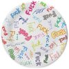 7" Dirty Dishes F-Bomb Plates - Bag of 8